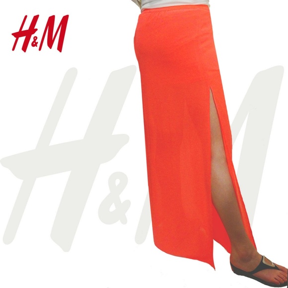 H&M Chiffon Short and Long Skirt w Elastic WB Sz 2 - Picture 3 of 3